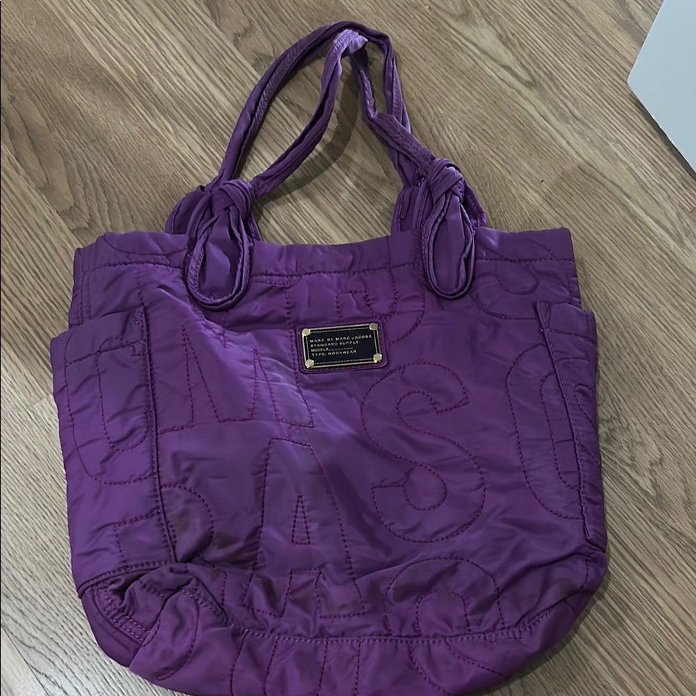 Marc By Marc Jacobs Purple Tote Bag